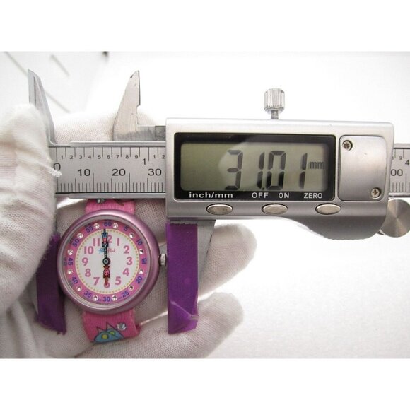 Women Flik Flak Swiss Quartz WR Analog 31mm Dial Causal Round Watch (G487) - Picture 2 of 10